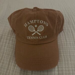 Hamptons Tennis Club Brown Baseball Hat